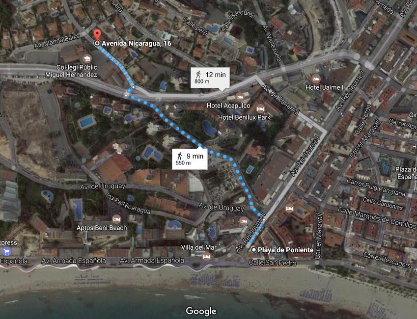 Villa Ana Apartments Μπένιντορμ Εξωτερικό φωτογραφία